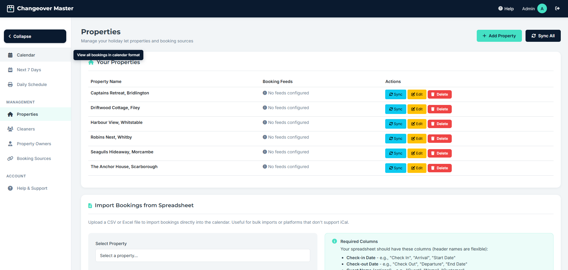 Properties Management